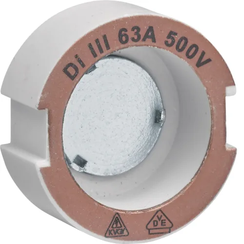 Kalib.prsten, DIII, E33, 63A, 500V, ker