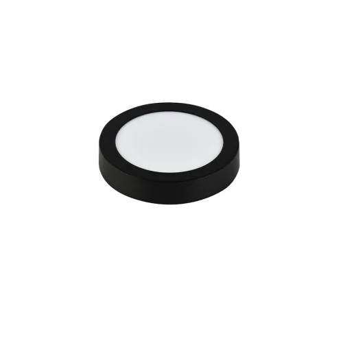 LED panel E-light 6W okrugli nadgradni 6500K crni