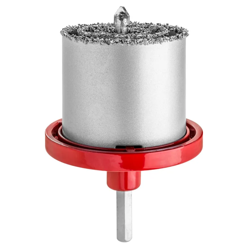 Volfram pile za rupe 33-73 mm, 6 kom sa adapterom