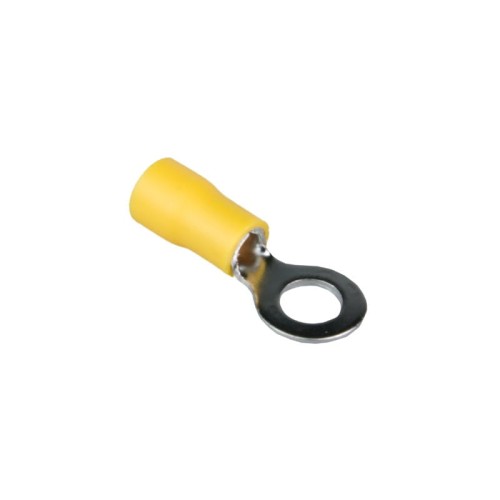 Izolovana okasta stopica M6, 6 mm2, žuta, 10 kom
