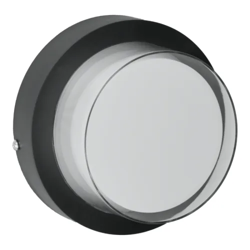 Vanjska zidna LED lampa, 18 W, 1800 lm, 4000 K, IP54, crna