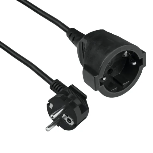 Produžni kabl Schuko, 1 utičnica, 3G1.5, crni, 10 m