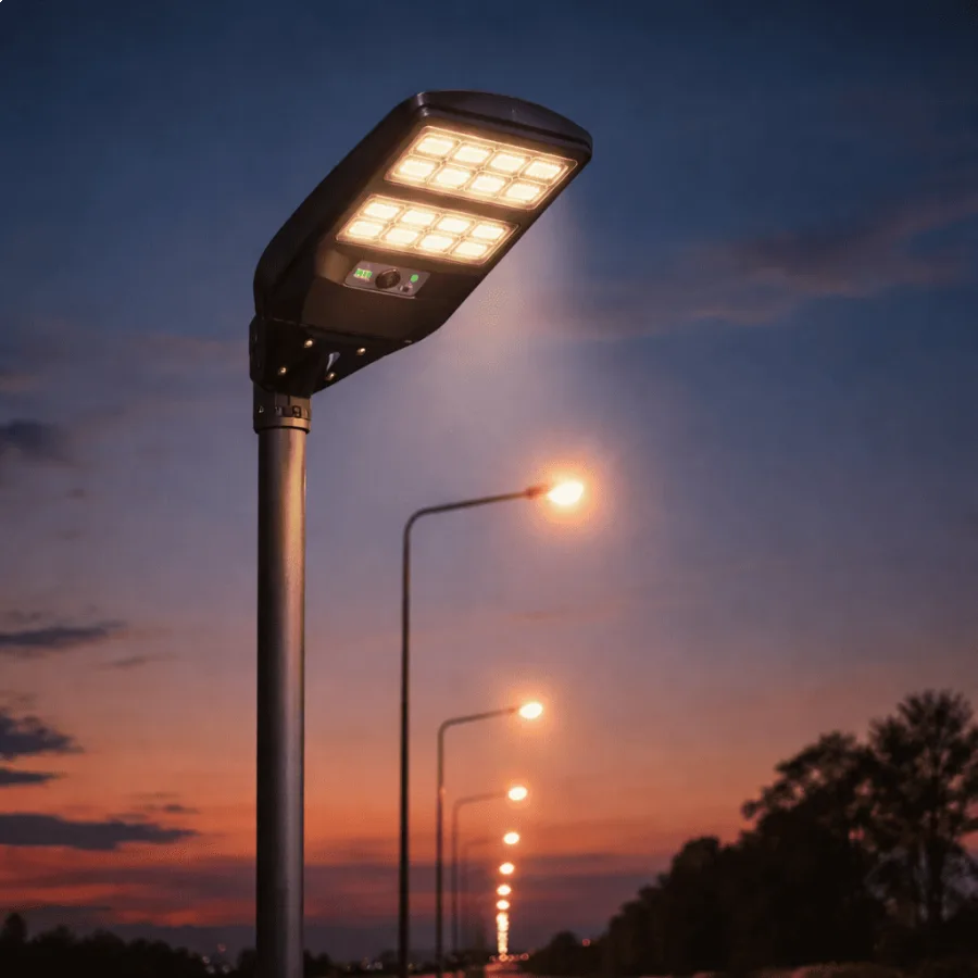 LED solarna ulična lampa Sobel EL-1915-1 80W