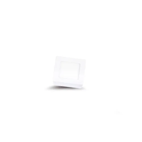 LED panel E-light 6W kvadratni nadgradni 6500K crni