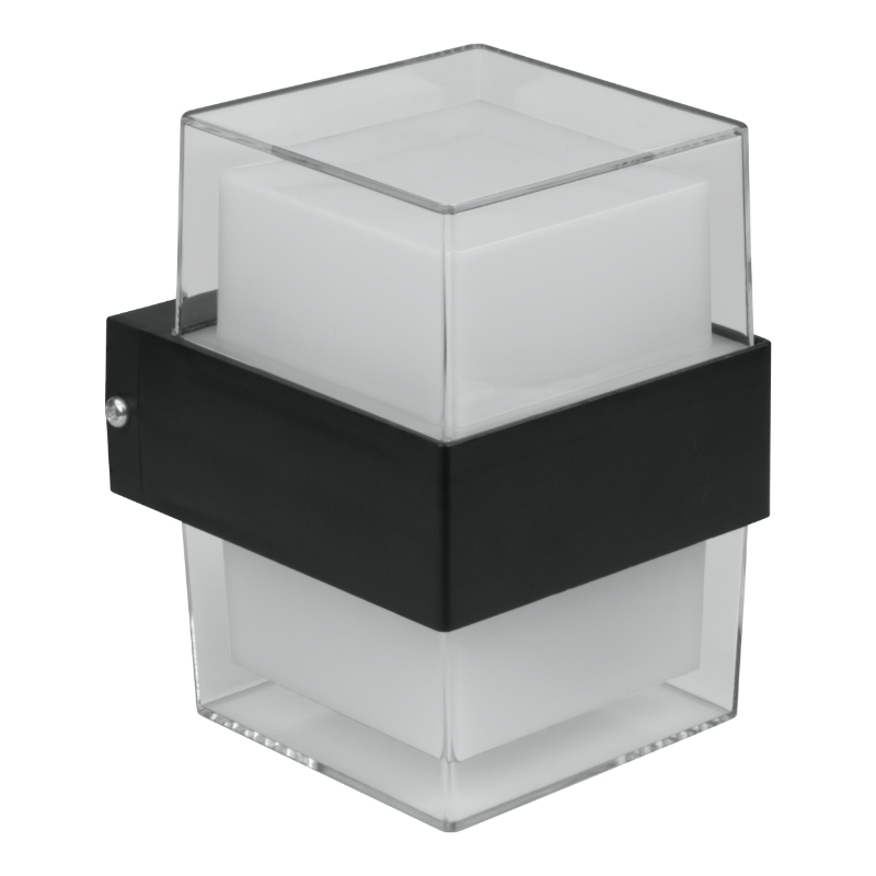 Vanjska LED zidna lampa 10W, 1000lm, 4000K, IP54, crna