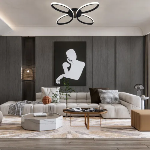Luster LED Papillon ML-230803A 36W Crni