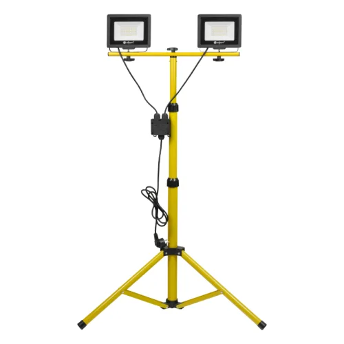 LED reflektor na stativu, 2 x 50 W, 2 x 5000 lm, 4100 K, 140 cm