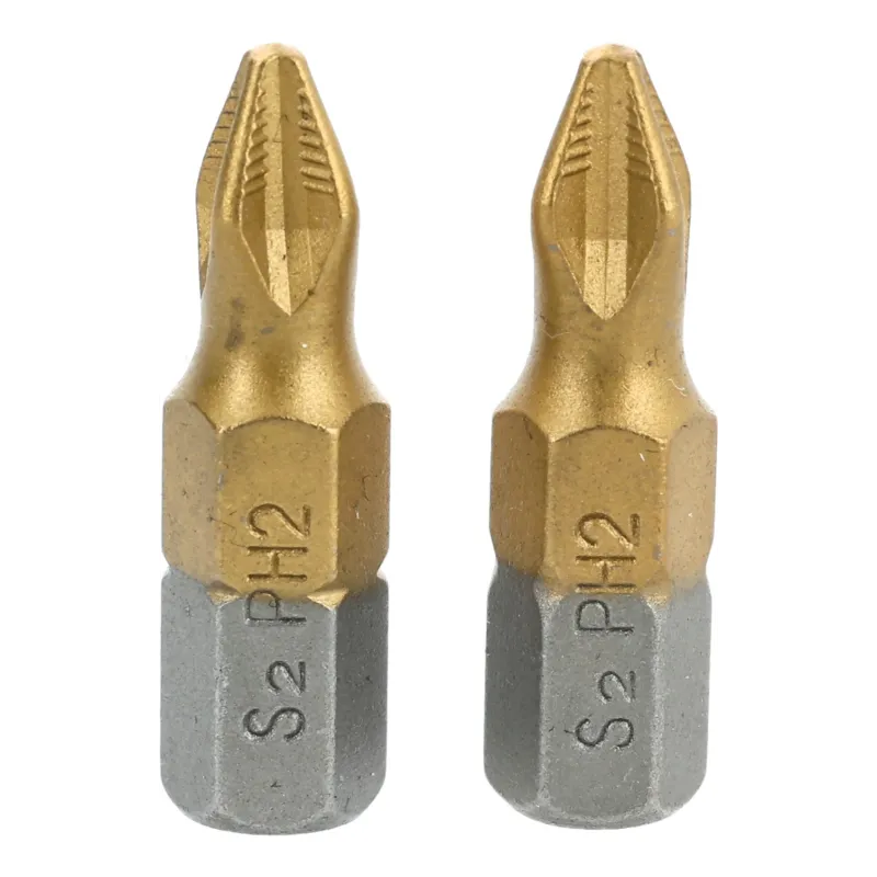 Titanizirani nastavci za odvijač PH2x25 mm, 2 kom