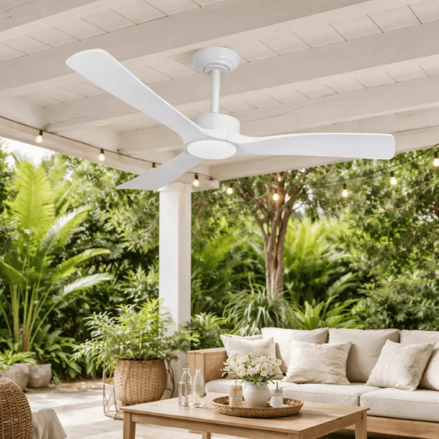 Luster LED sa ventilatorom Carassco ML-33029 bijeli