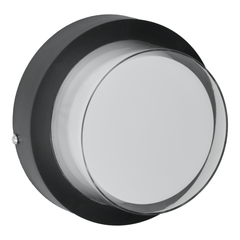 Vanjska crna LED zidna lampa, 18W, 1800lm, 4000K, IP54