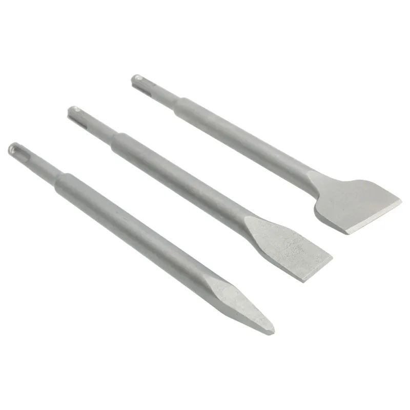 SDS-Plus set ravnih dleta i špicak, 3 komada, 20/40x250 mm