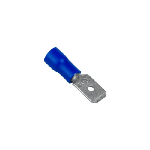 Plavi izolovani plosnati konektor 2,5 mm2, set 10 kom