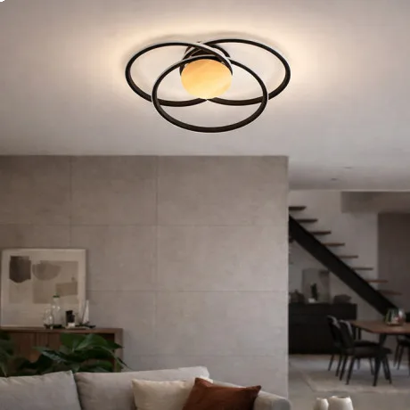 Luster LED E-light Flamengo ML-230811203-3 2W Crni