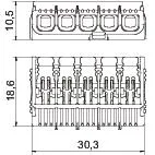 UTIČNA KLEMA OB UNIVERZALNA 61 HSK45 5POL OB-2054425 100/1