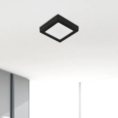 LED panel E-light 30W kvadratni nadgradni 6500K crni