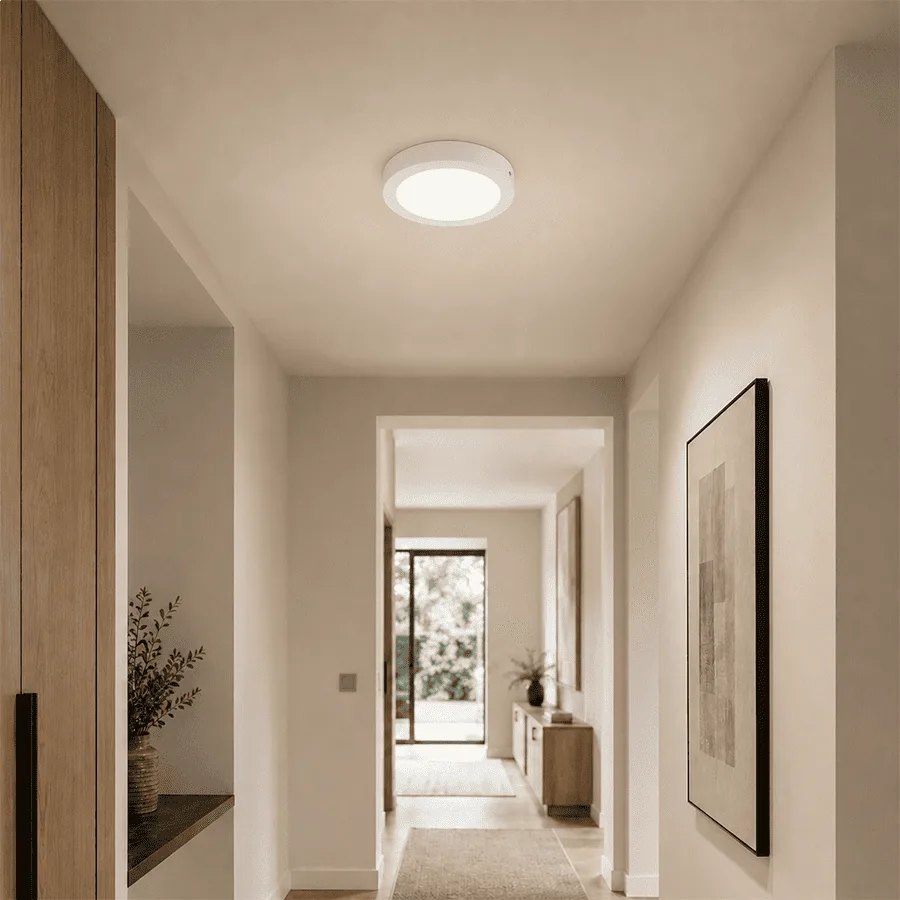 LED panel E-light 18W okrugli nadgradni 3CCT sa senzorom pokreta