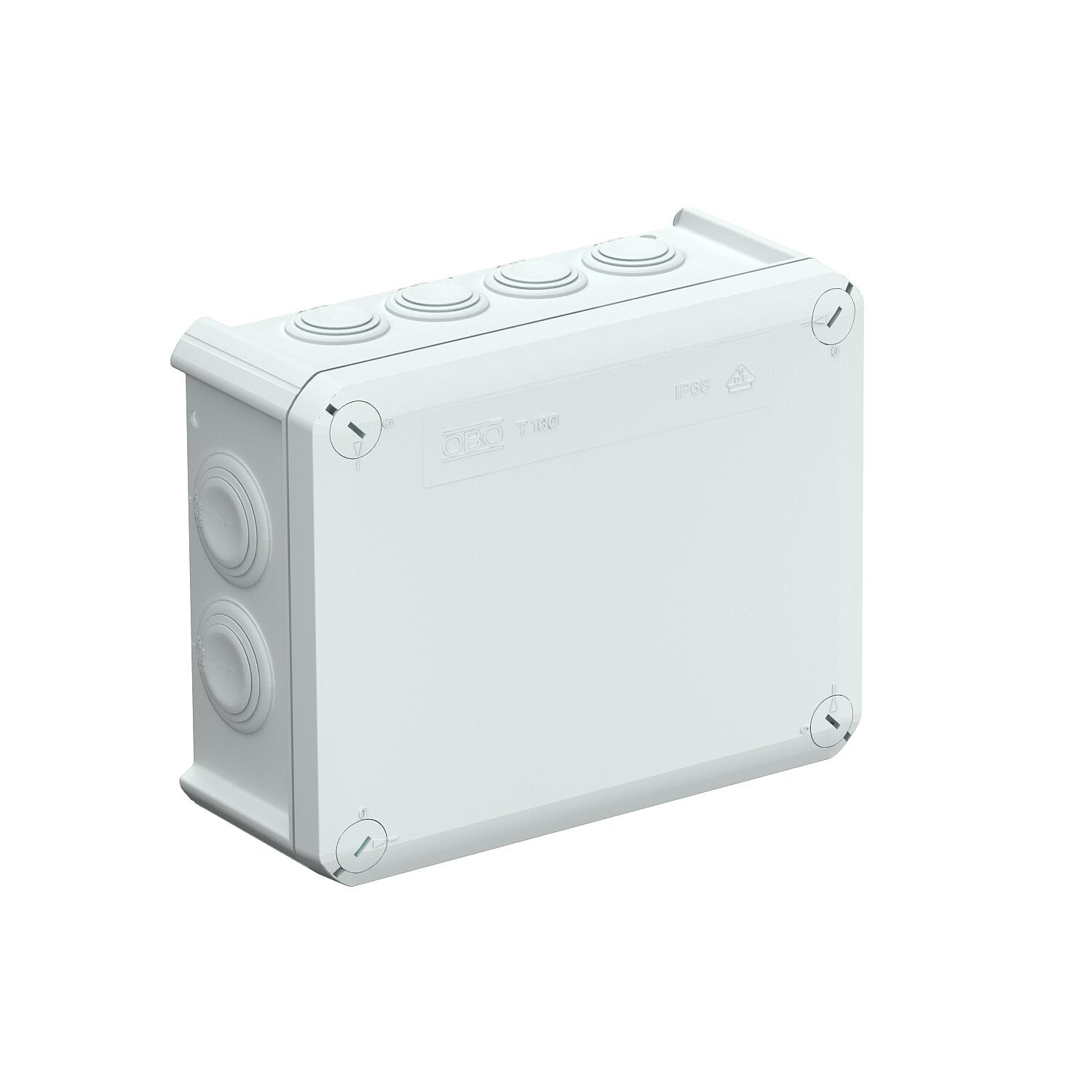 Razvodna kutija T160 IP66 190x150x77mm svijetlo siva