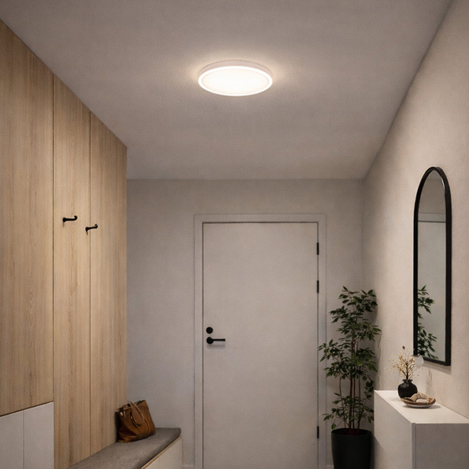 Plafonjera LED E-light Sorensen EL-014 18W 4000K IP44 antracit