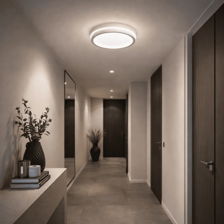 Plafonjera LED E-light Franka EL-1019 24W 3000K-4000K-65 00K crna