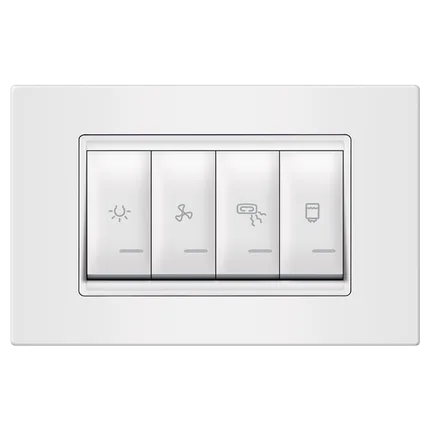 SET SKLOPKI ZA KUP.4X16A250V INDIK.I KUT.4M HOR(S,V,G,B) B EXP 72304.00