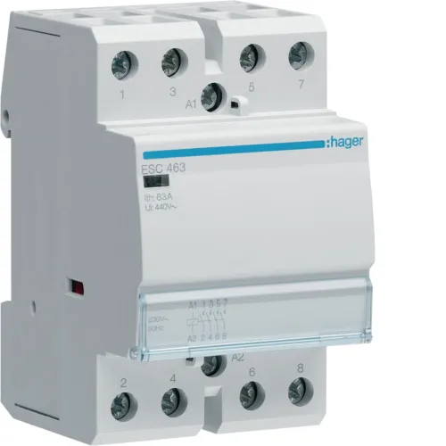 Kontakter 63A, 4k.o, 230V