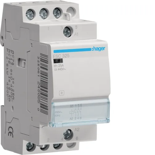 Kontakter, 25A, 3k.o, 230V