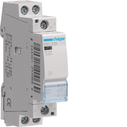 Kontakter 25A, 2k.o, 230V