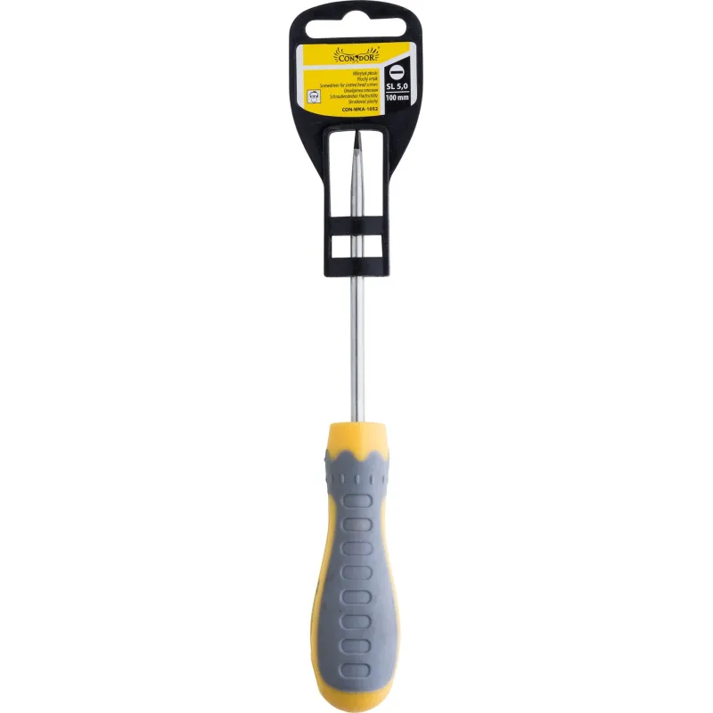 Odvijač za vijke s proreznom glavom SL5,0 x 100 mm, CrV čelik