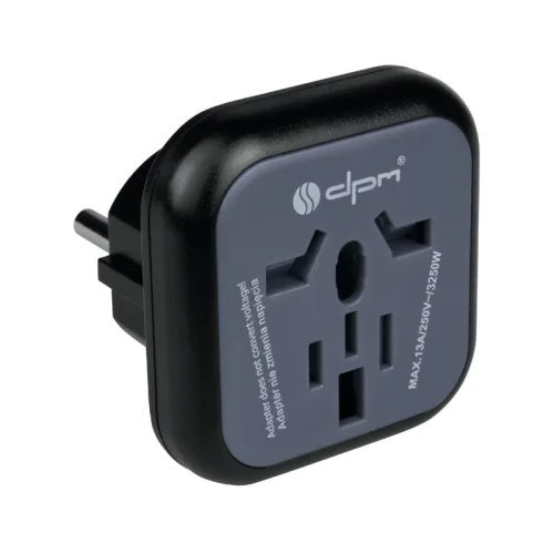 Putni adapter Evropa, crni