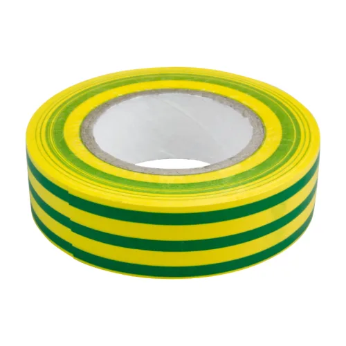 Izolir traka 15 mm, 10 m, žuto-zelena
