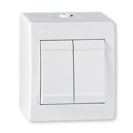 Serijska sklopka za zid IP44 10A 250V